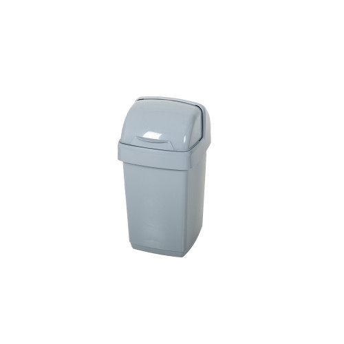 Addis 10 Litre Eco Light Grey Roll Top Bin