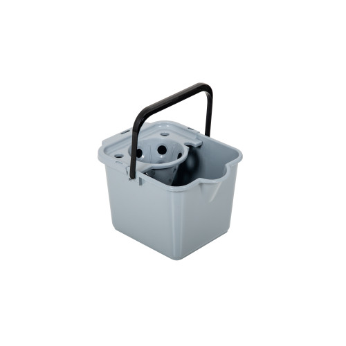 Addis Mop Bucket with Wringer 12 Litre (H24.5 x W27.5 x D35cm) - Eco