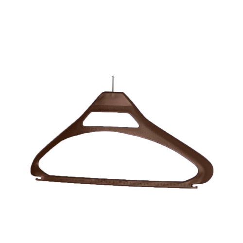 Polypropylene Security Coat Hangers (Box of 100) - Brown