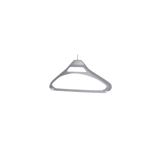Polypropylene Security Coat Hangers (Box of 100) - Grey
