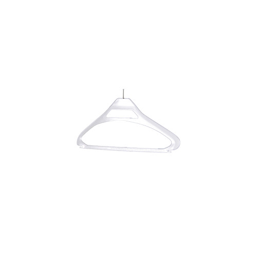 Polypropylene Security Coat Hangers (Box of 100) - White