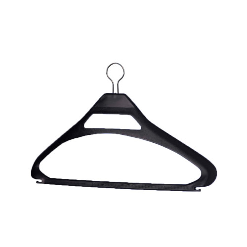 Black Polypropylene Fully Captive Coat Hangers (Box of 100)