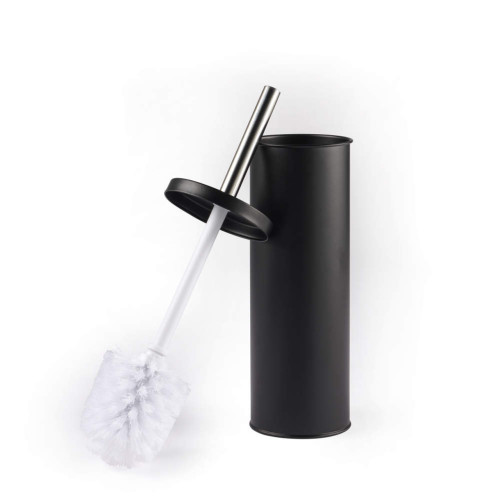 Beldray Metal & Stiff Bristle Toilet Brush Set - Black