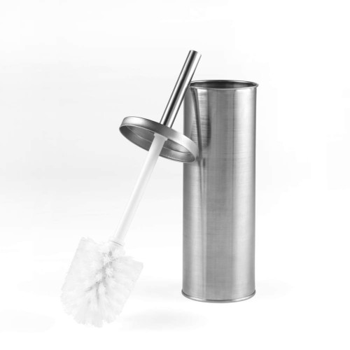 Beldray Metal & Stiff Bristle Toilet Brush Set - Stainless Steel