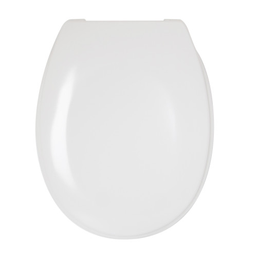 White Plastic Soft Close Toilet Seat