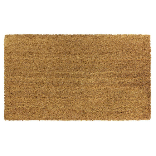 Natural Plain Latex Coir Doormat (H1.5 x W70 x D40cm) - Natural
