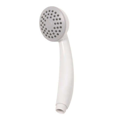 Croydex Amalfi 1 Function Shower Head (H20.1 x W7.1 x D7.1cm) - White