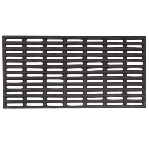 Rubber Scraper Doormat (H2 x W61 x D36cm) - Black