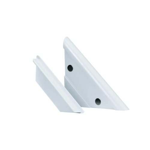 Croydex White Magnetic Shower Curtain Clip (H12.5 x W12.5 x D17.6cm)