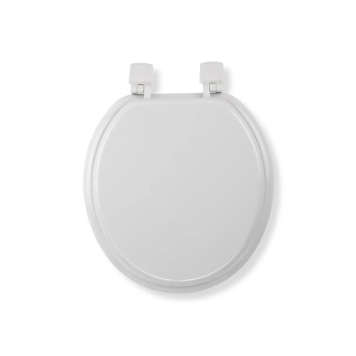 Croydex Buttermere White 'Sit Tight' Oval Toilet Seat