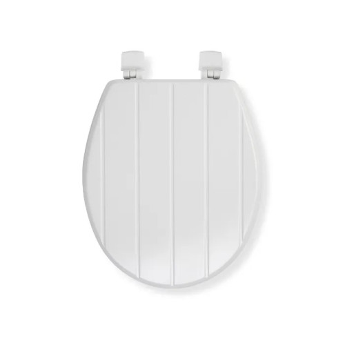 Croydex Sit Tight&acirc;&cent; Windemere White Oval Toilet Seat