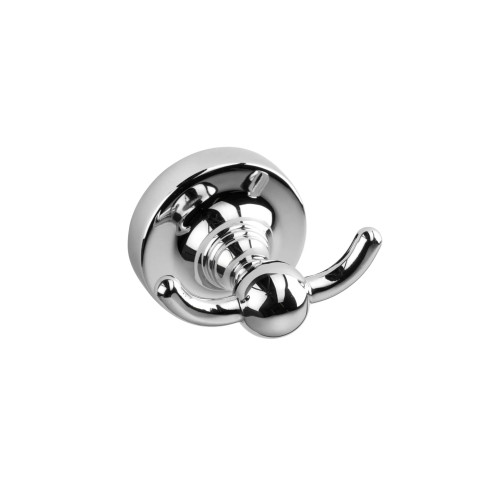 Croydex Worcester Chrome Flexi Fit Robe Hook (H5.4 x W6.8 x D5.6cm)