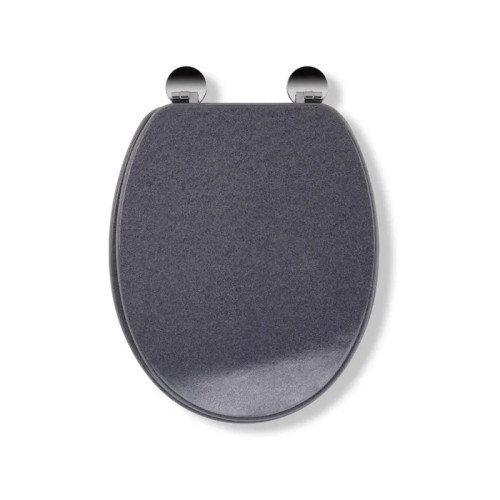 Croydex Flexi-Fix&acirc;&cent; Dove Granite Effect Round Toilet Seat