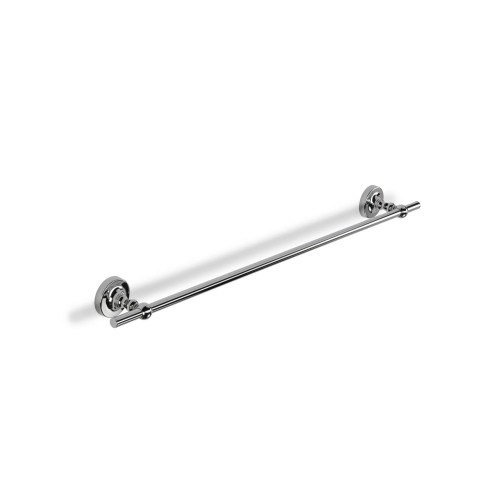 Croydex Worcester Chrome Flexi Fix Single Towel Rail (H5.4 x W70.5 x D7.2cm)