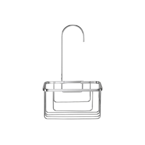 Croydex Shower Hook Over Caddy - Stainless Steel (H28 x W18 x D13cm)