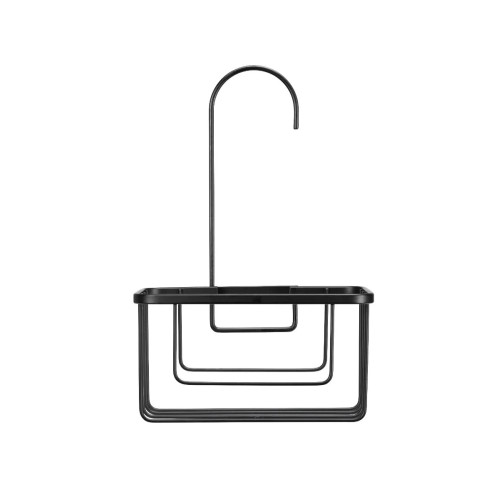 Croydex Shower Hook Over Caddy - Black (H28 x W18 x D13cm)