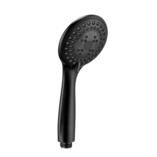 Croydex Nero 3 Function Shower Head (H22.9 x W9.6 x D9.6cm) - Black