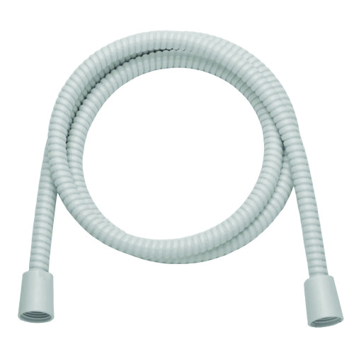 Croydex Amalfi PVC Small Shower Hose 1.5m - White (H150 x W2.5 x D2.5cm)