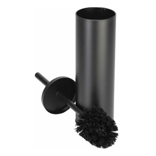 Croydex Black Plastic Enclosed Toilet Brush Set