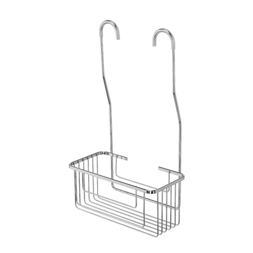 Croydex Chrome Shower Mixer Hook Over Caddy (H43.7 x W25.4 x D13cm)