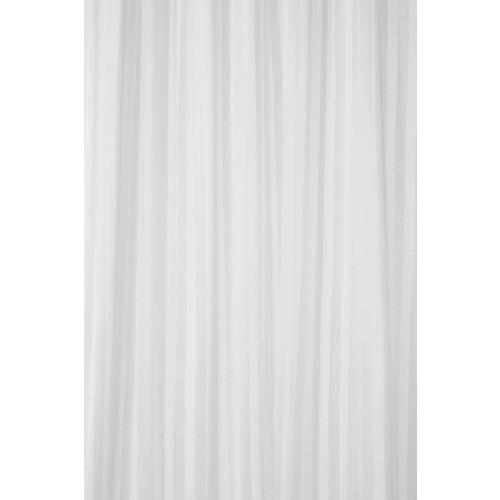 Croydex Polyester Woven Striped Shower Curtain 180 x 180cm