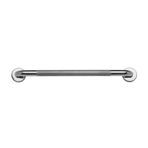 Croydex Chrome Stainless Steel Anti-Slip Grab Bar 60cm