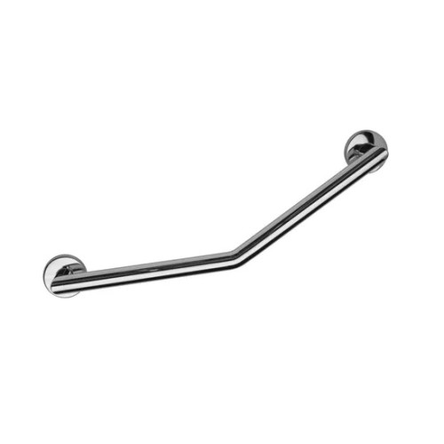 Croydex Stainless Steel Angled Grab Bar 60cm - Premium Chrome
