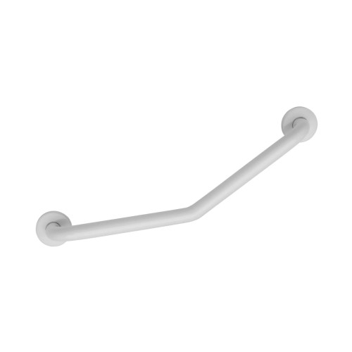 Croydex ABS Plastic Angled Grab Bar 60cm - White
