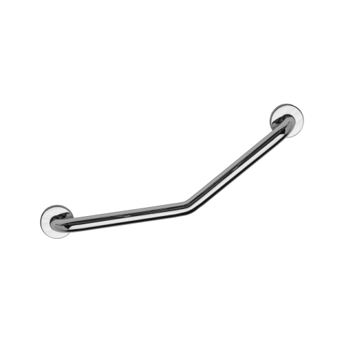 Croydex Chrome Stainless Steel Angled Grab Bar 60cm