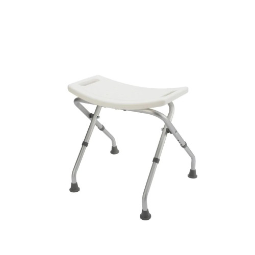 Croydex White Adjustable Bathroom Seat 48-51 x 50 x 50cm (H47.5-51 x W49.5 x D50cm)