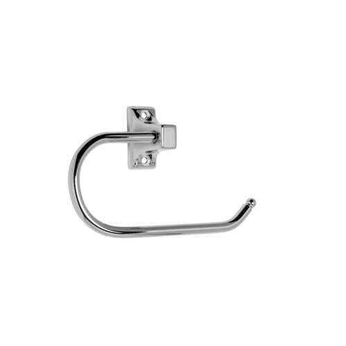 Croydex Sutton Chrome Toilet Roll Holder (H10.2 x W16.7 x D4.2cm)