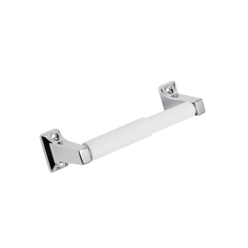 Croydex Sutton Chrome Spindle Toilet Roll Holder (H5 x W19 x D7.1cm)