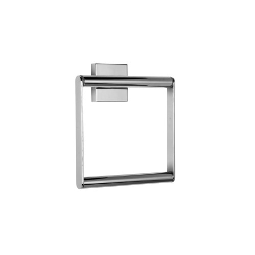 Croydex Chester Chrome Flexi Fix Towel Ring (H16.9 x W15.3 x D5.8cm)