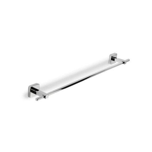 Croydex Camberwell Chrome Flexi Fix Single Towel Rail (H5.4 x W67 x D8.2cm)