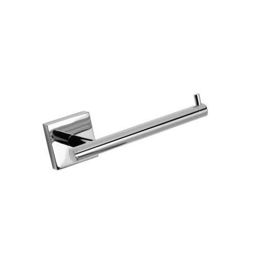 Croydex Chester Chrome Flexi Fix Toilet Roll Holder (H5.4 x W16.9 x D7.8cm)