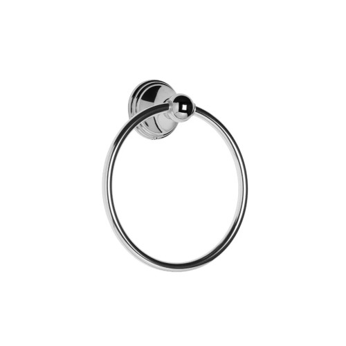 Croydex Westminster Chrome Towel Ring (H18 x W15.5 x D6cm)