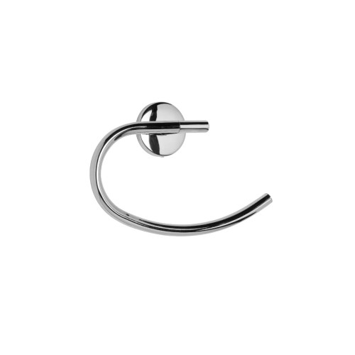 Croydex Hampstead Chrome Towel Ring (H15.3 x W23 x D5.1cm)