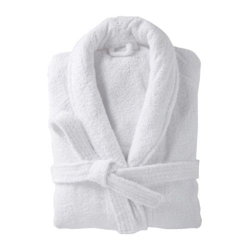 Standard White Terry Towelling One Size Robe 400gsm