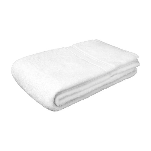 650g White Towelling Bath Sheet