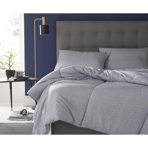 Silentnight Coverless Pillow and 10.5 Tog Duvet Set in Grey - Single