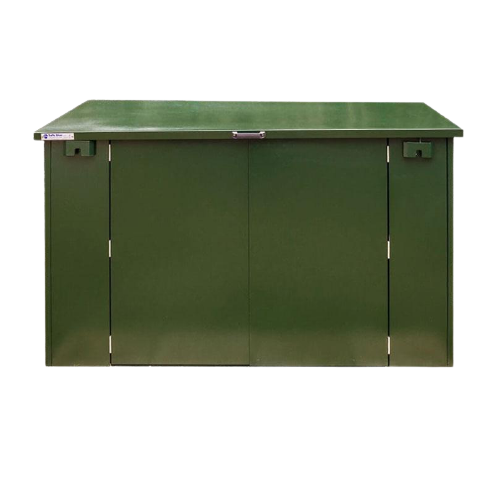 SafeStor Ripon Lift Up Lid Storage Shed in Fir Green - Stillage of 1