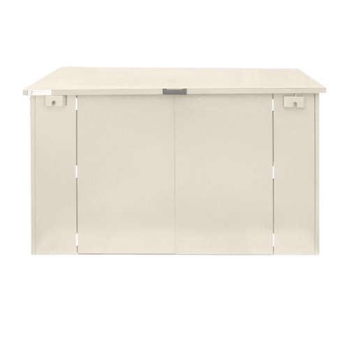 SafeStor Ripon Lift Up Lid Storage Shed in Cream - Stillage of 1