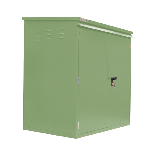 SafeStor Allerton Narrow Storage Shed in Lakeland Green - Stillage of 2