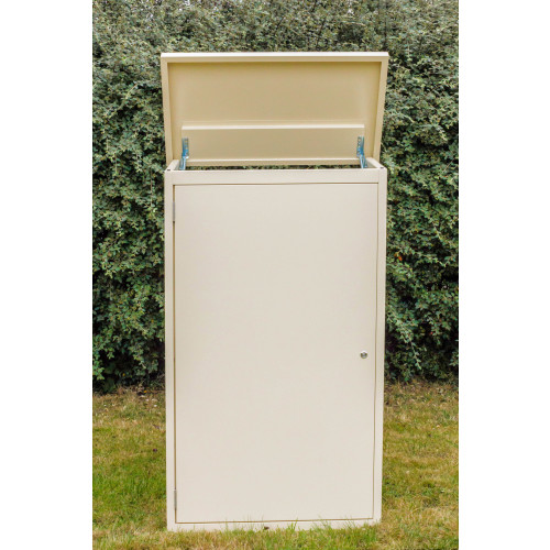 SafeStor 2 Gas Bottle Storage Shed in Cream – Stillage of 1