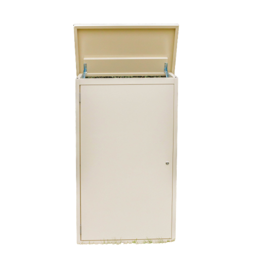 SafeStor 4 Gas Bottle Storage Shed in Cream - Stillage of 1