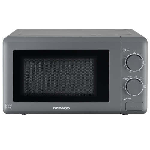 Daewoo Microwave 800w | 20 Litre (H25.7 x W45 x D32cm) - Grey