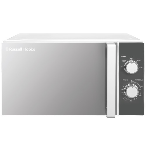 Russell Hobbs Microwave 800w | 20 Litre (H20.8 x W30.6 x D30.6cm) - White