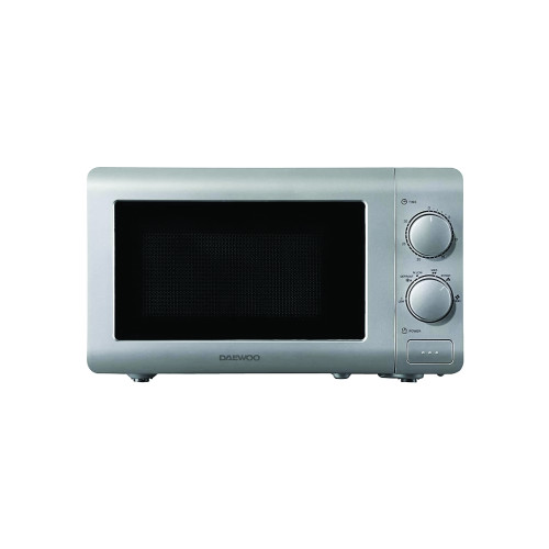 Daewoo Microwave 800w | 20 Litre (H26.5 x W45 x D34.8cm) - Silver