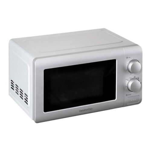 Daewoo Silver Microwave 800w/20 Litre (H30 x W48 x D36cm)