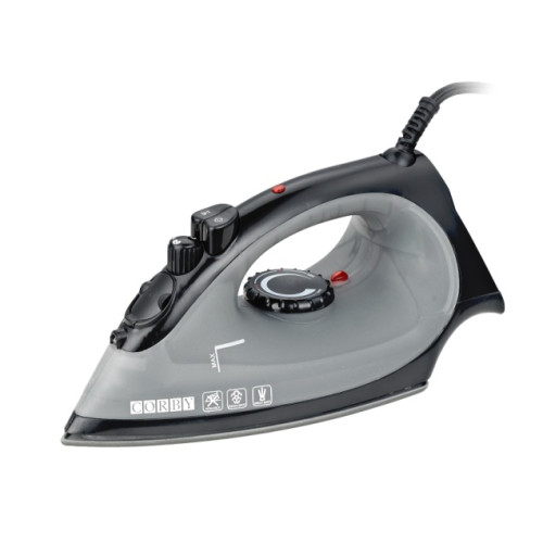 Corby of Windsor Sherwood 1200w Steam Iron with Fitted Plug (Box of 12) - Black